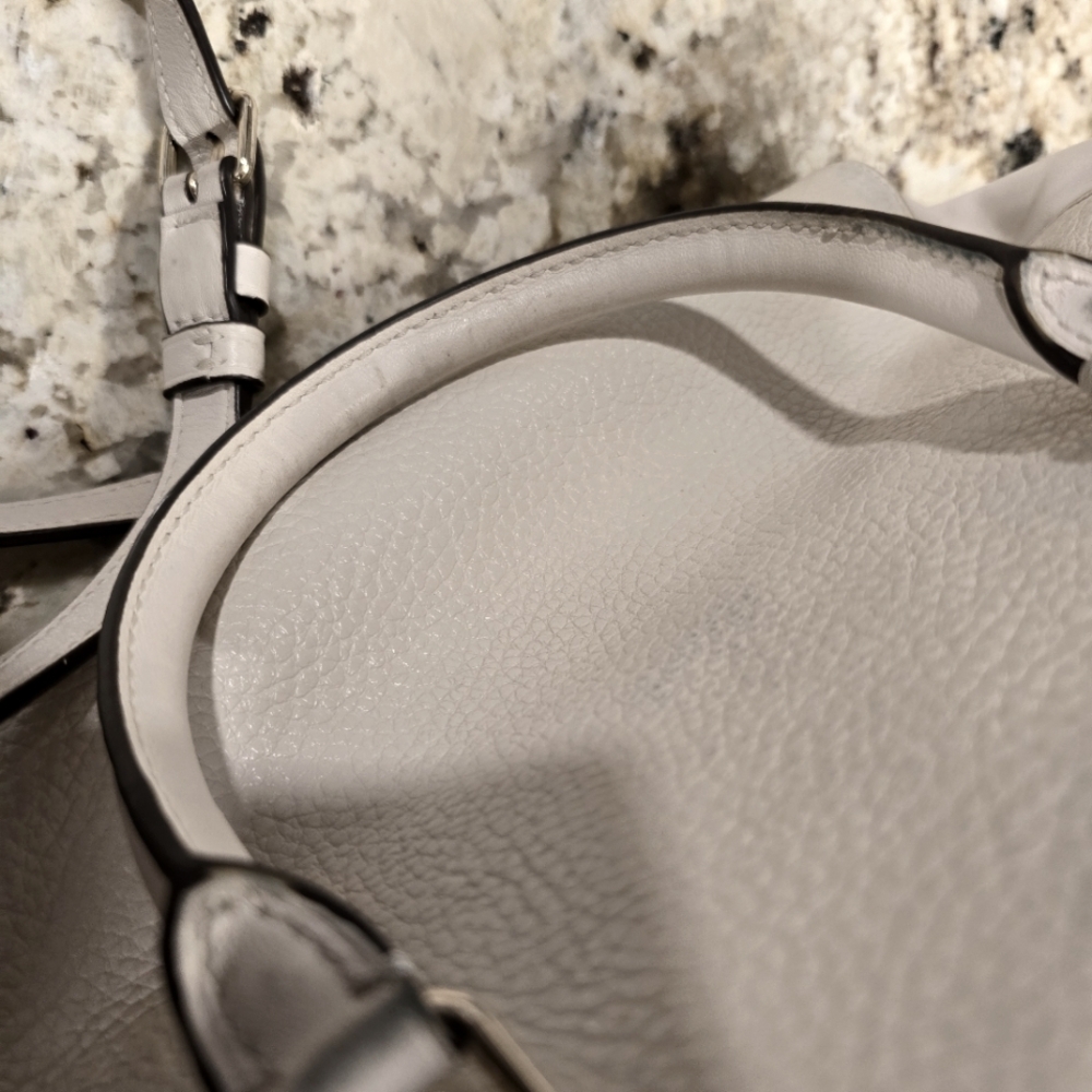 Coach Blake Carry All Purse in Cream Ivory Leather Crossbody or Shoulder - Picture 8 of 16